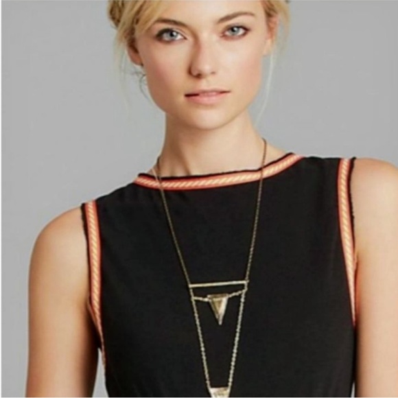 Free people embroidered black Sabrina maxi cutout dress. Size large. - Picture 4 of 10